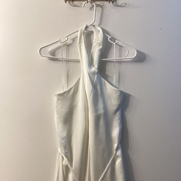 Ramy Brook Wesley halter White Jumpsuit Size 2 - Picture 4 of 16